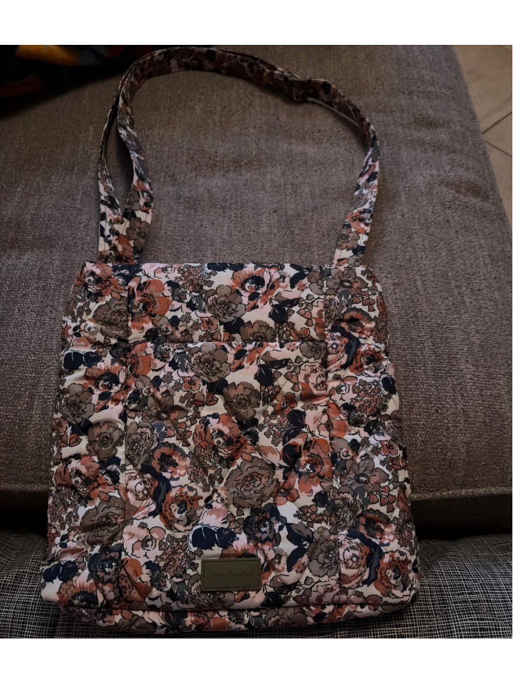 Women's Vera Bradley Floral Quilted Crossbody Bag One Size Multi-color